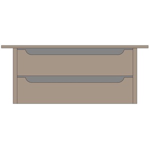 110er Schubkasteneinsatz Rauch Packs Naturfarbene Leinenoptik 110x39x45 cm (BxHxT) Spanplatte