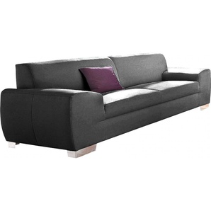 2,5-Sitzer DOMO COLLECTION Ricardo Sofas Gr. B/H/T: 224cm x 81cm x 95cm, Luxus-Kunstleder, ohne Funktion, schwarz