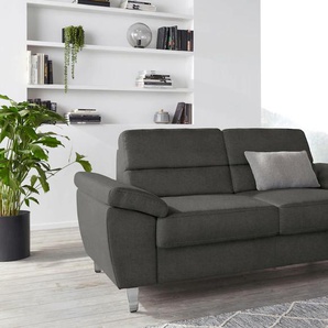 2,5-Sitzer SIT & MORE Sorano Sofas Gr. B/H/T: 188cm x 88cm x 91cm, Struktur fein, grau (anthrazit) Breite 188 cm