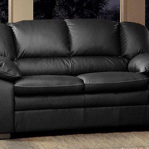 2-Sitzer COTTA Casino Sofas Gr. B/H/T: 159cm x 88cm x 92cm, Kunstleder SOFTLUX, schwarz Polstergarnitur, auch als Set erhältlich