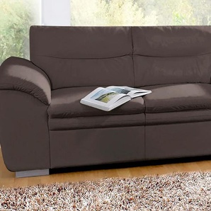 2-Sitzer COTTA Leandra Sofas Gr. B/H/T: 185cm x 88cm x 90cm, Kunstleder SOFTLUX, braun