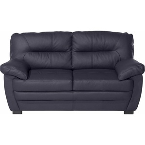 2-Sitzer COTTA Royale Sofas Gr. B/H/T: 160cm x 86cm x 90cm, Kunstleder SOFTLUX, schwarz