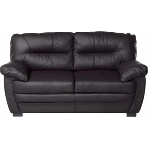 2-Sitzer COTTA Royale Sofas Gr. B/H/T: 160 cm x 86 cm x 90 cm, Lu x us-Kunstleder, braun (espresso) 2-Sitzer Sofas