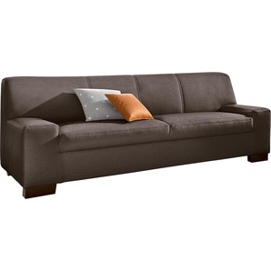 2-Sitzer DOMO COLLECTION Norma Sofas Gr. B/H/T: 192cm x 74cm x 85cm, NaturLEDER, ohne Funktion, braun