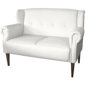 2-Sitzer HOME AFFAIRE Moro Sofas Gr. B/H/T: 142cm x 101cm x 73cm, Kunstleder SOFTLUX, weiß mit Federkern