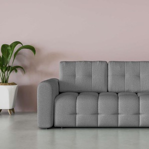 2-Sitzer INOSIGN Manilla Sofas Gr. B/H/T: 195 cm x 91 cm x 107 cm, Boucle, grau (dunkelgrau)