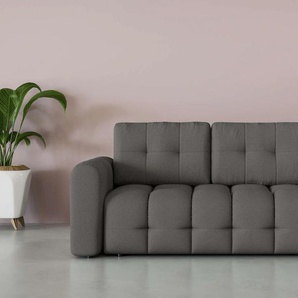 2-Sitzer INOSIGN Manilla Sofas Gr. B/H/T: 195 cm x 91 cm x 107 cm, Struktur, grau (anthrazit)