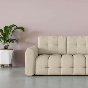 2-Sitzer INOSIGN Manilla Sofas Gr. B/H/T: 195 cm x 91 cm x 107 cm, Struktur, grau (taupe)