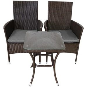 2-Sitzer Lounge-Set Cannet mit Polster