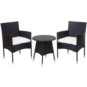 2-Sitzer Lounge-Set Mohsin aus Rattan mit Polster