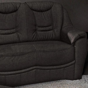 2-Sitzer SIT & MORE Benson Sofas Gr. B/H/T: 143cm x 94cm x 95cm, Luxus-Microfaser ALTARA NUBUCK, schwarz