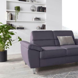 2-Sitzer SIT & MORE Sorano Sofas Gr. B/H/T: 168cm x 88cm x 91cm, Flachgewebe, grau (anthrazit) Breite 168 cm