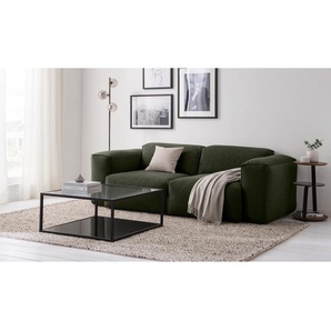 2-Sitzer Sofa Grün Webstoff Saia 220 x 71 x 102cm Modern