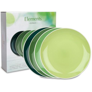 27 cm Speiseteller-Set Elements Ocean aus Bone China