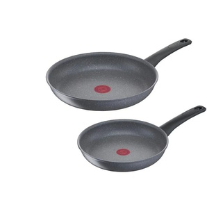 Tefal 2er-Pfannenset  Healthy Chef ¦ grau ¦ Aluminium