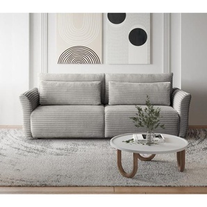 3-Sitzer Cord Schlafsofa Neils mit bettkasten