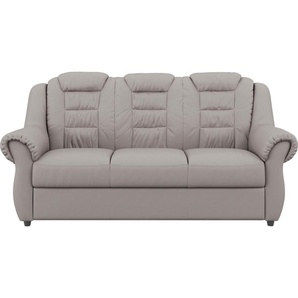 3-Sitzer HOME AFFAIRE Boston Sofas Gr. B/H/T: 196 cm x 102 cm x 101 cm, Kunstleder SOFTLUX, beige (sand) 3-Sitzer Sofas Gemütlicher mit hoher Rückenlehne in klassischem Design