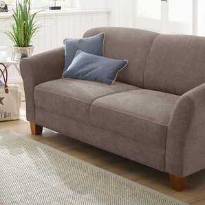 3-Sitzer HOME AFFAIRE Gotland Sofas Gr. B/H/T: 192cm x 84cm x 89cm, Luxus-Microfaser, grau (taupe) in drei Bezugsqualitäten