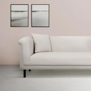 3-Sitzer INOSIGN AGNIA B/T/H: 210/85/71 cm Sofas Gr. B/H/T: 210cm x 71,5cm x 85cm, Struktur fein, beige (creme) incl. Zierkissen, auch in Cord und Bouclé