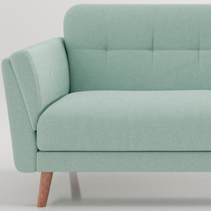 3-Sitzer PHOENIX Helsinki Sofas Gr. B/H/T: 220,5cm x 88cm x 80,5cm, Polyester, grün (mint) Schlafsofa