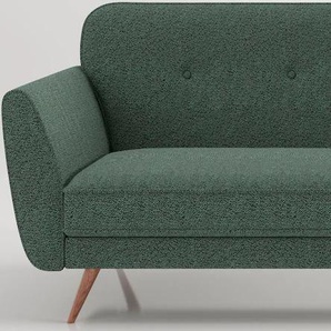 3-Sitzer PHOENIX Kopenhagen Sofas Gr. B/H/T: 222cm x 87,5cm x 83cm, Polyester, grün (dunkelgrün) Schlafsofa