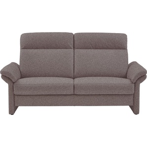 3-Sitzer PLACES OF STYLE Senise, Breite 202 cm Sofas Gr. B/H/T: 202 cm x 109 cm x 96 cm, Flachgewebe, grau (fango) mit Armverstellung, Federkern