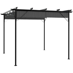 300 cm x 300 cm Grillpavillon Aaratrika aus Stahl