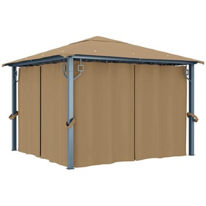 300 cm x 300 cm Pavillon Ballera aus Stahl