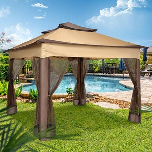 300 cm x 300 cm Pavillon Gazebo aus Metall