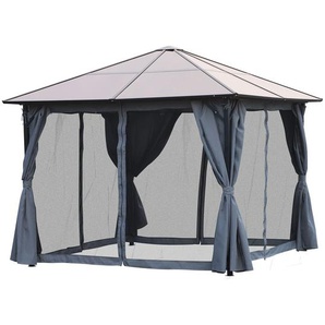 300 cm x 300 cm Pavillon Splendora aus Metall