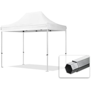 3x2m Aluminium Faltpavillon, ohne Seitenteile, weiß - (581905)