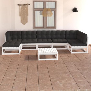 6-Sitzer Lounge-Set Hulali mit Polster