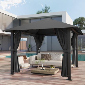 650 cm x 650 cm Garten-Pavillon Chattahoochee aus Metall