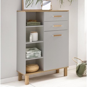 67 x 114,5 cm freistehender Badschrank