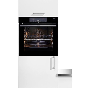 A+ (A+++ bis D) GORENJE Backofen BPSA 6747 Backöfen Pyrolyse, 2fach Teleskopauszug, Wassertank für Dampf, AirFry-Funktion schwarz