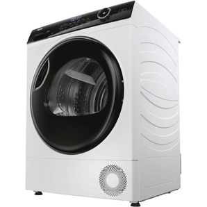 HAIER Wärmepumpentrockner HD91-A3959E-DE, A+++ (A+++-D), weiß, B:59,5cm H:84,5cm T:60cm, Trockner, 9 kg, A+++, Extra Hygiene-Funktion, Wi-Fi & hOn App