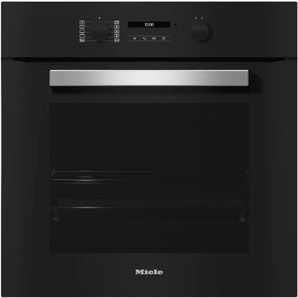 A+ (A+++ bis D) MIELE Einbaubackofen H 2465 B ACTIVE Backöfen AirFry-Funktion, Automatikprogramme, Vernetzung mit Miele@Home schwarz (obsidianschwarz)