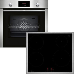 A (A+++ bis D) NEFF Backofen-Set BX36I Herdsets grau (edelstahl)