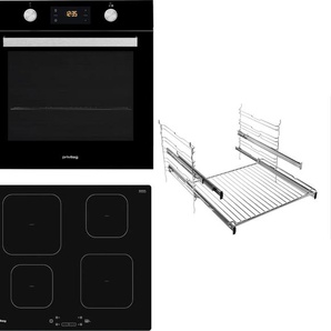 A+ (A+++ bis D) PRIVILEG Backofen-Set BAKO Turn&Cook 470 BLACK Herdsets schwarz