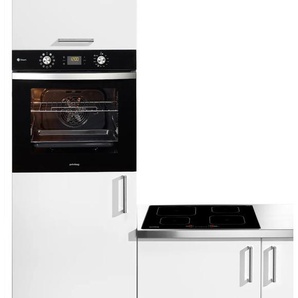 PRIVILEG Backofen-Set BAKO Turn&Go Steam 600, A+ (A+++-D), schwarz, Herdsets, mit Dampffunktion und Induktion, Topseller