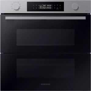 A+ (A+++ bis D) SAMSUNG Pyrolyse Backofen NV7B4530ZAS Backöfen Dual Cook Flex – Ein Ofen. Zwei Garräume. Maximale Flexibilität. schwarz