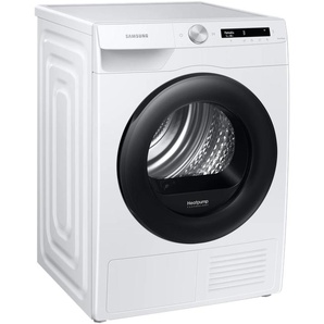 A+++ (A+++ bis D) SAMSUNG Wärmepumpentrockner DV90T5240AW/S2 Trockner Knitterschutz weiß