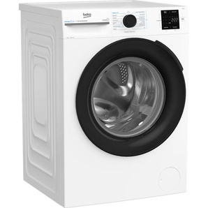 A (A bis G) BEKO Waschmaschine BM3WFU3841X Waschmaschinen Waschen mit EnergySpin: Bis zu 35 % Energie sparen – nicht nur in Eco weiß