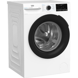 A (A bis G) BEKO Waschmaschine BM3WFU4841N Waschmaschinen Waschen mit EnergySpin: Bis zu 35 % Energie sparen – nicht nur in Eco weiß