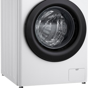A (A bis G) LG Waschmaschine F4WR4911P Waschmaschinen Steam-Funktion schwarz-weiß (weiß, schwarz) Frontlader