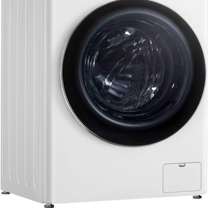 A (A bis G) LG Waschmaschine F4WR7012 Waschmaschinen Steam Funktion schwarz-weiß (weiß, schwarz) Frontlader Bestseller