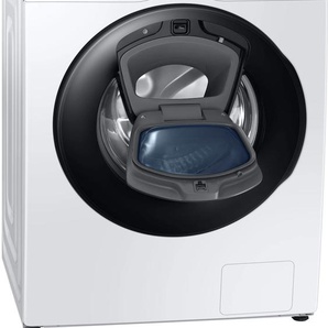 A (A bis G) SAMSUNG Waschmaschine WW90T554AAE Waschmaschinen AddWash, WiFi SmartControl schwarz-weiß (weiß, schwarz) Frontlader Bestseller