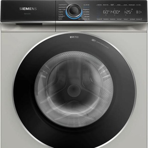 A (A bis G) SIEMENS Waschmaschine WG44B20X40 Waschmaschinen smartFinish – glättet dank Dampf sämtliche Knitterfalten silberfarben