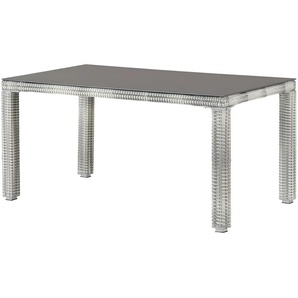 a casa mia Dining Tisch Padua New - grau - Materialmix - 90 cm - 74 cm | Möbel Kraft