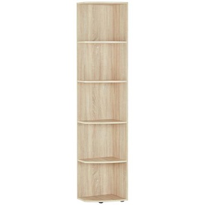 Abschlussregal Multiraumkonzept - holzfarben - Materialmix - 30 cm - 185 cm - 38 cm | Möbel Kraft